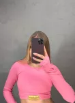 LADY DRAMA CROP TOP RÓŻ - 4