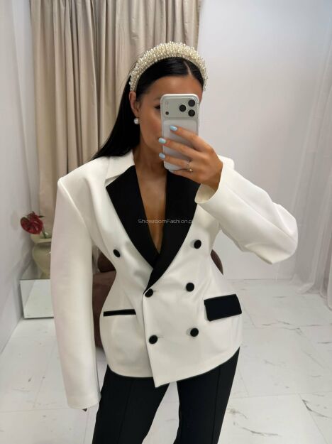 LA MILLA MARYNARKA KIM KRÓTKA BIEL/CZERŃ