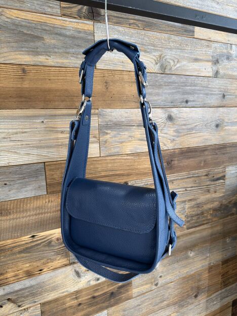 BY O LA LA ! MAŁA TOREBKA LISTONOSZKA DENIM