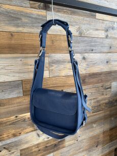 BY O LA LA ! MAŁA TOREBKA LISTONOSZKA DENIM