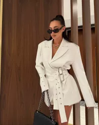 LA MILLA MARYNARKA Z KLAMRAMI ELISABETH ŚMIETANA