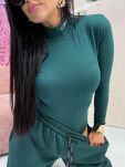 LA MILLA BODY Z GOLFEM HAFTOWANE LOGO ZIELONE - 2