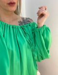BY O LA LA...! BLUZKA BOHO Z CHWOSTAMI ZIELONA - 2