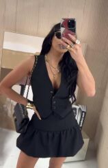 LA MILLA SPÓDNICO-SPODENKI A'LA BOMBKA CZARNE