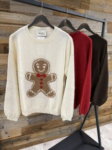 BY O LA LA.. ! SWETER PIERNICZEK CZARNY