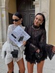LA MILLA BLUZA KORONKOWA Z PÓŁGOLFEM CZARNA - 6
