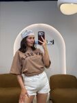 ROYAL CLUB T-SHIRT MYSELF FANGO/CZEKOLADA - 3