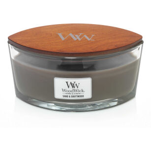 WoodWick Sand & Driftwood - Hearthwick świeca zapachowa z drewnianym knotem