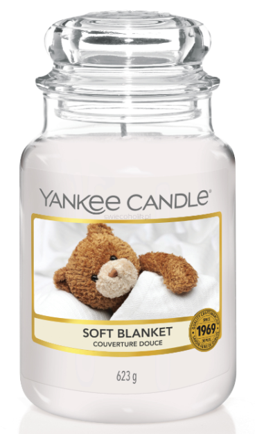 Soft Blanket Yankee Candle - duża świeca zapachowa