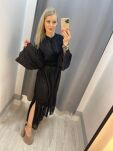 BY O LA LA! SUKIENKA NARZUTKA HAFT ANGIELSKI CZARNA - 6