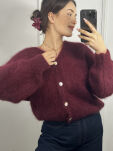 SWETER KRÓTKI KARDIGAN BABY MOHER AURORA BORDO - 2