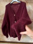 SWETER KRÓTKI KARDIGAN BABY MOHER AURORA BORDO - 6