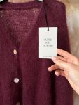 SWETER KRÓTKI KARDIGAN BABY MOHER AURORA BORDO - 8