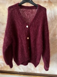 SWETER KRÓTKI KARDIGAN BABY MOHER AURORA BORDO