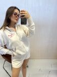 LA MILLA KOMPLET DRESOWY SPODENKI + BLUZA JASNY BEŻ/RÓŻ - 3