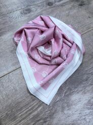 BY O LA LA...! CHUSTA Z LOGO SUGAR PINK