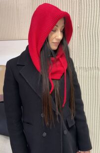 LA MILLA BALACLAVA KOMINOKAPTUR CZERWONY