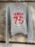 LA MILLA BLUZA OVERSIZE ORZEŁ SZARA - 2