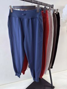 BY O LA LA ! SPODNIE DRESOWE BELLA DENIM (GRANAT)