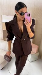 LA MILLA MARYNARKA WIGILIA Z USZTYWNIONYMI RAMIONAMI CZEKOLADA