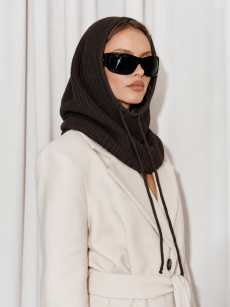 COCOMORE BALACLAVA KOMINOKAPTUR CZEKOLADA