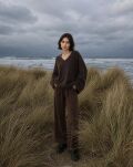 YARN OVERSIZOWY SWETER PREMIUM SANDY BRĄZ - 2