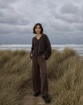 YARN OVERSIZOWY SWETER PREMIUM SANDY BRĄZ - 3