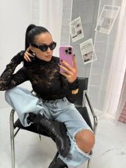 LA MILLA GOLF KORONKOWY CZARNY