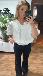 BY O LA LA...! BLUZKA Z BUFKAMI KOKOS