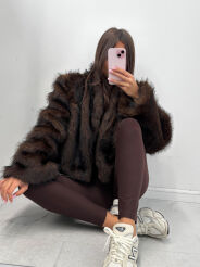 EMO LEGGINSY KLASYCZNE CZEKOLADA