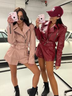 LA MILLA SPODENKI ECO SKÓRA AGNES BORDO/WIŚNIA