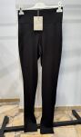 SEMPRE LEGGINSY Z ROZCIĘCIEM SILLA CZARNE - 2