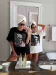 LA MILLA BLUZKA T-SHIRT OVERSIZE Z PODUSZKAMI KOBIETA BIAŁY - 4