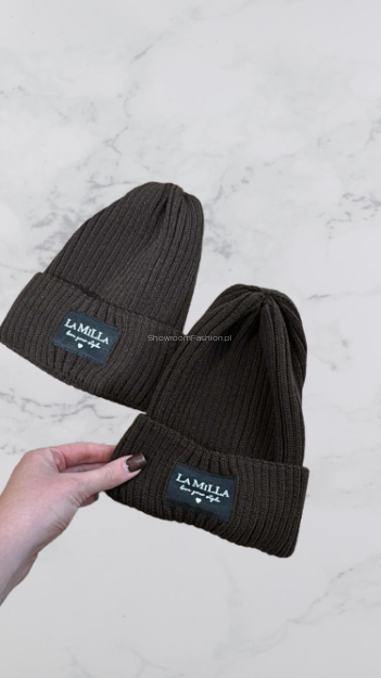 LA MILLA ZIMOWA CZAPKA CZEKOLADA