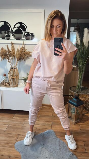 BY O LA LA...! DRES KOMPLET LOL RÓŻ