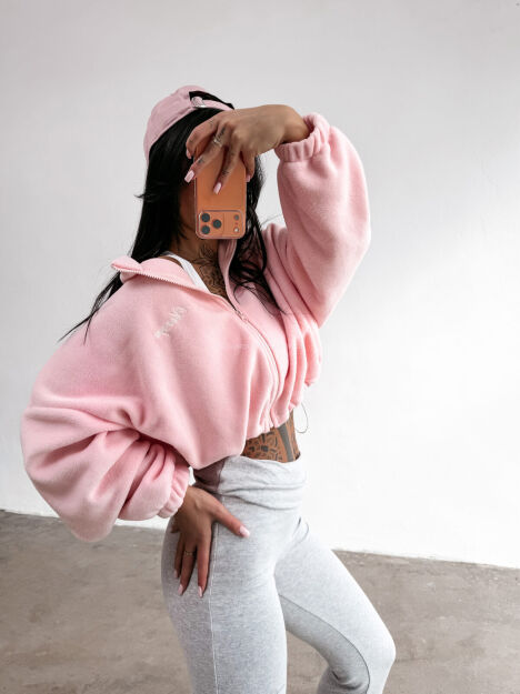 OLAVOGA BLUZA POLAR SOFTI KORAL/RÓŻ