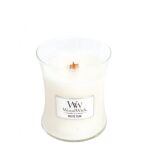 White Teak - WoodWick - srednia świeca zapachowa z drewnianym knotem - 2