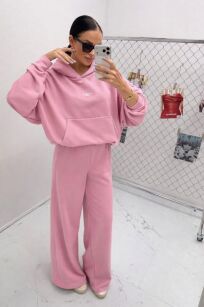 LA MILLA SPODNIE DRESOWE WIDE LEG STYLE RÓŻ