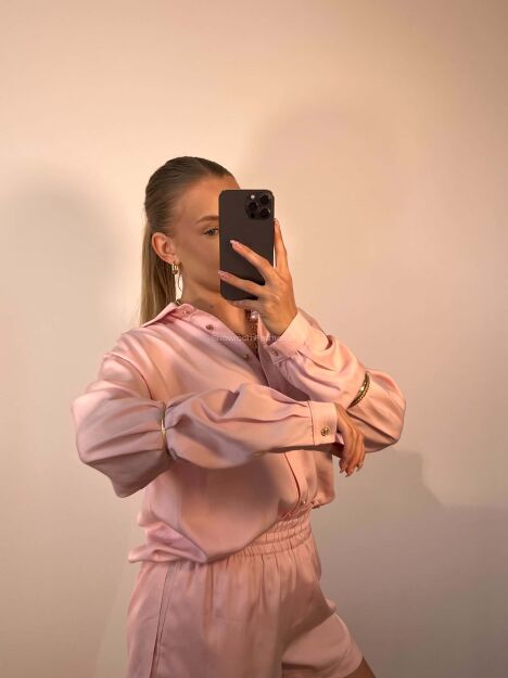 LADY DRAMA KOSZULA ZARI RÓŻ MARSHMALLOW