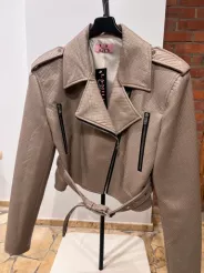 LA MILLA KURTKA RAMONESKA ECO SKÓRA BETTY BEŻ/NUDE