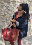 LA MILLA TOREBKA SHOPPER BORDO - 3