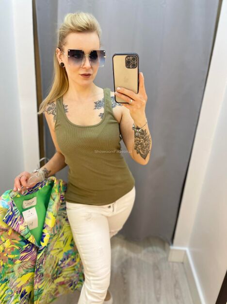 BY O LA LA...! BLUZKA TOP LOGO OLIWKA