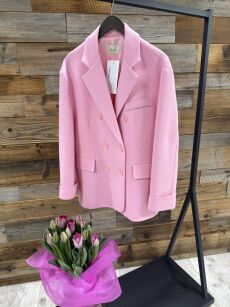 BY O LA LA! MARYNARKA DWURZĘDOWA MADISON SUGAR PINK