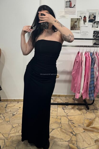 EMO MARSZCZONA SUKIENKA MAXI CZARNA