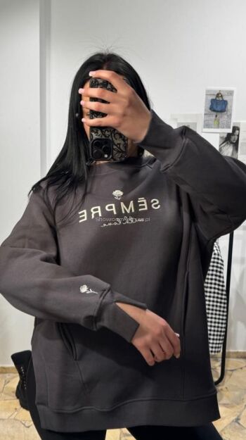 SEMPRE BLUZA DRESOWA ROSIE GRAFIT