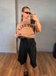 LADY DRAMA SPODENKI CULOTTE JODEŁKA CZARNE