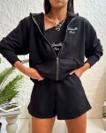 LA MILLA KOMPLET DRESOWY SPODENKI + BLUZA CZARNY - 2