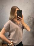 SWETER Z KRÓTKIMI RĘKAWAMI AIDA FANGO - 5