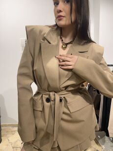 LA MILLA MARYNARKA WIGILIA LNIANA  CIEPŁY BEŻ