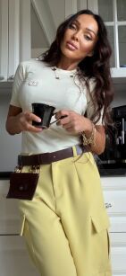 LADY DRAMA T-SHIRT CLASSIC Z LOGIEM BUTTER YELLOW